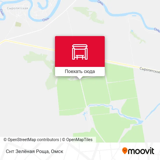 Карта Снт Зелёная Роща