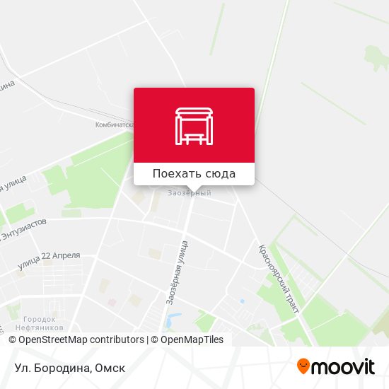 Карта Ул. Бородина