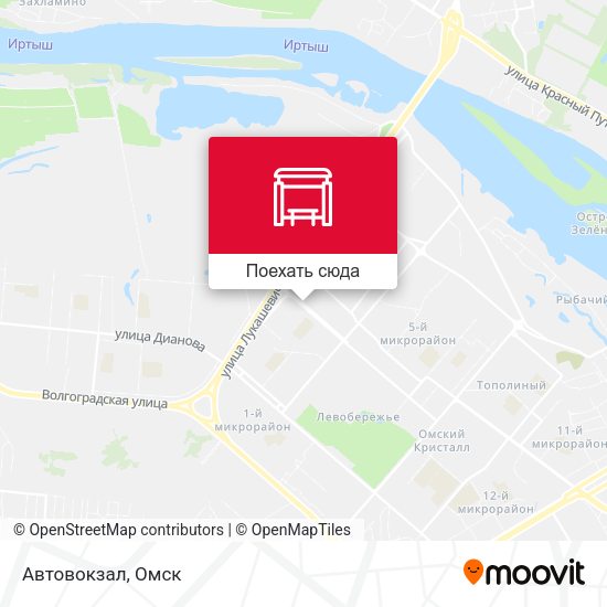 Карта Автовокзал