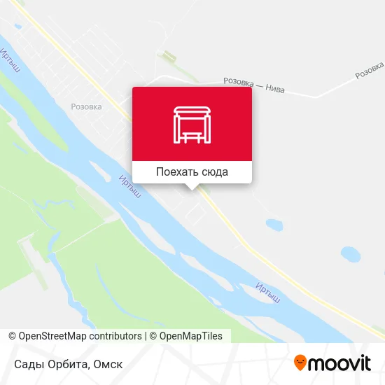 Карта Сады Орбита