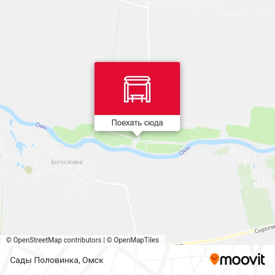 Карта Сады Половинка