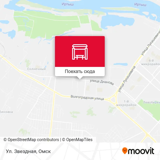 Карта Ул. Звездная
