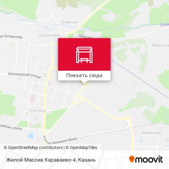 Карта Жилой Массив Караваево-4