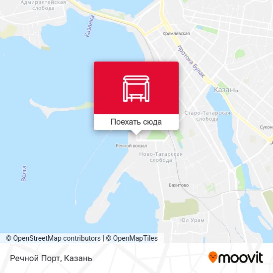 Карта Речной Порт