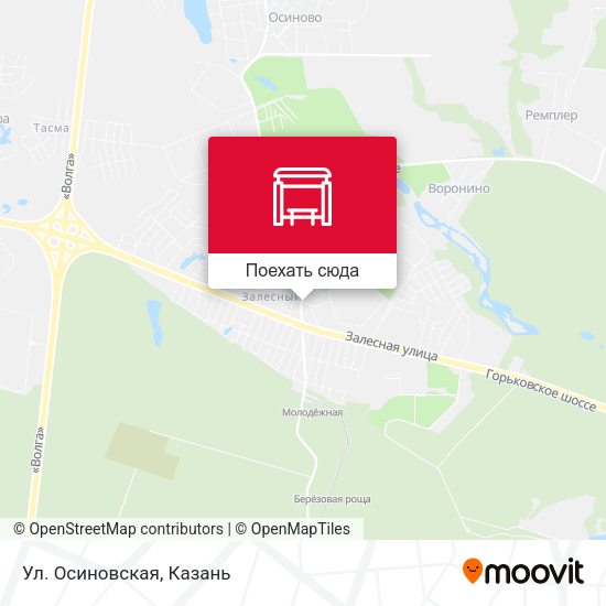 Карта Ул. Осиновская