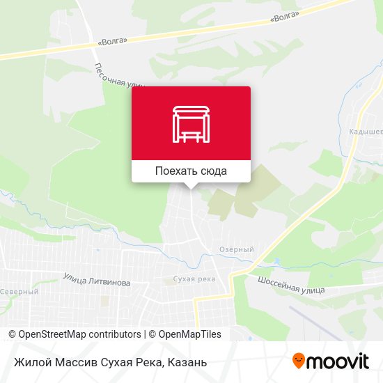 Карта Жилой Массив Сухая Река