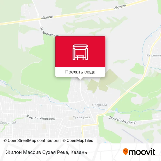 Карта Жилой Массив Сухая Река