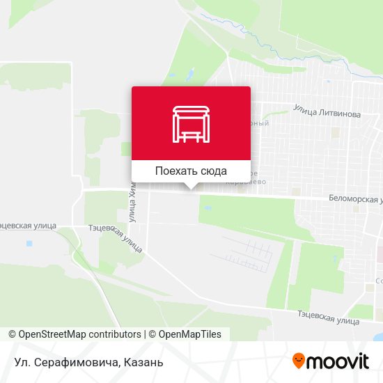 Карта Ул. Серафимовича