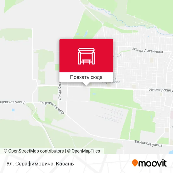 Карта Ул. Серафимовича