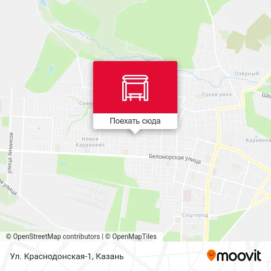 Карта Ул. Краснодонская-1