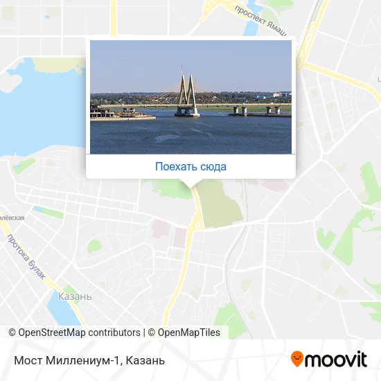 Карта Мост Миллениум-1