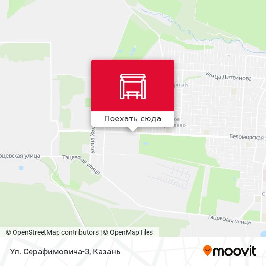 Карта Ул. Серафимовича-3