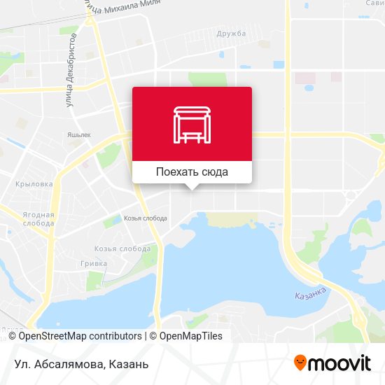Карта Ул. Абсалямова