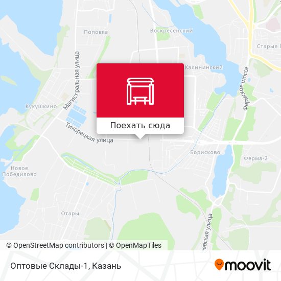 Карта Оптовые Склады-1