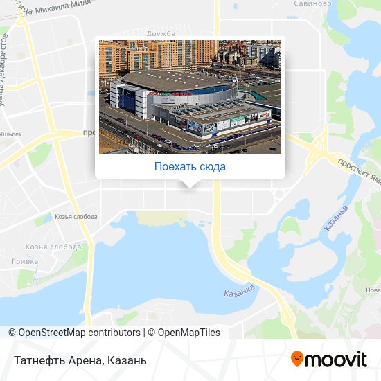 Карта Татнефть Арена