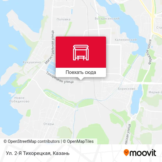 Карта Ул. 2-Я Тихорецкая