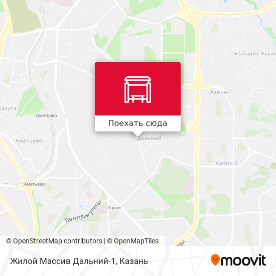 Карта Жилой Массив Дальний-1