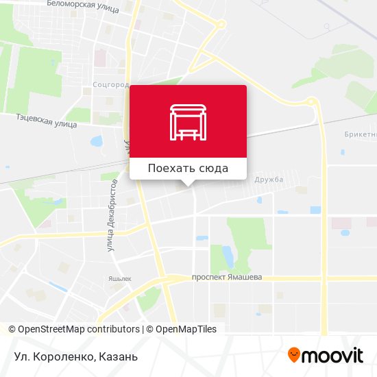 Карта Ул. Короленко