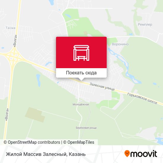 Карта Жилой Массив Залесный