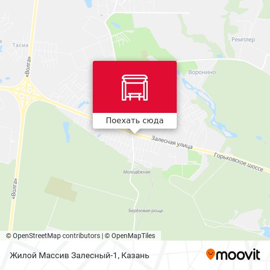 Карта Жилой Массив Залесный-1