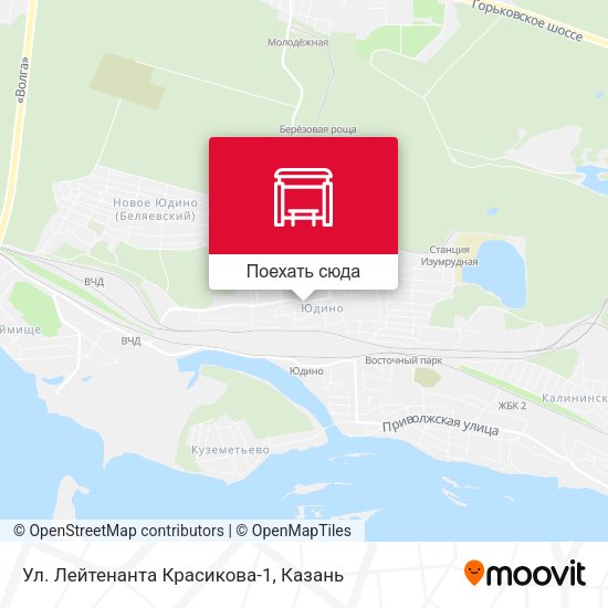 Карта Ул. Лейтенанта Красикова-1