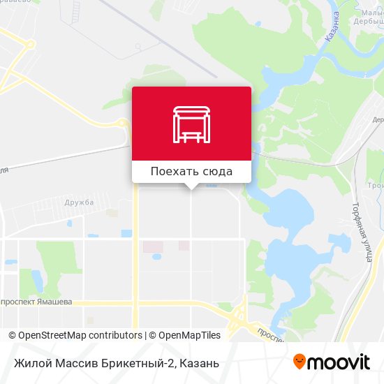 Карта Жилой Массив Брикетный-2