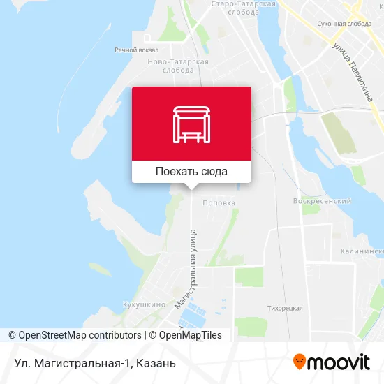 Карта Ул. Магистральная-1