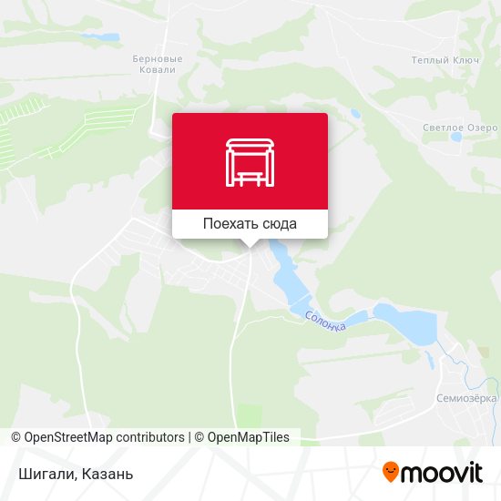 Карта Шигали