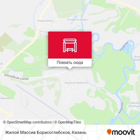 Карта Жилой Массив Борисоглебское
