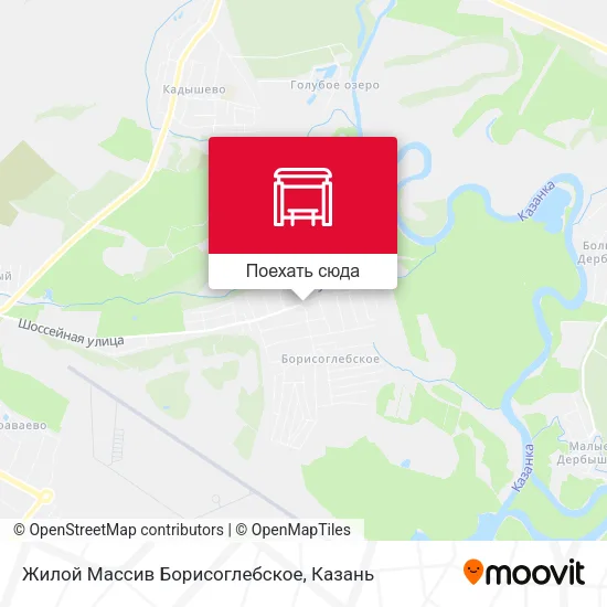 Карта Жилой Массив Борисоглебское