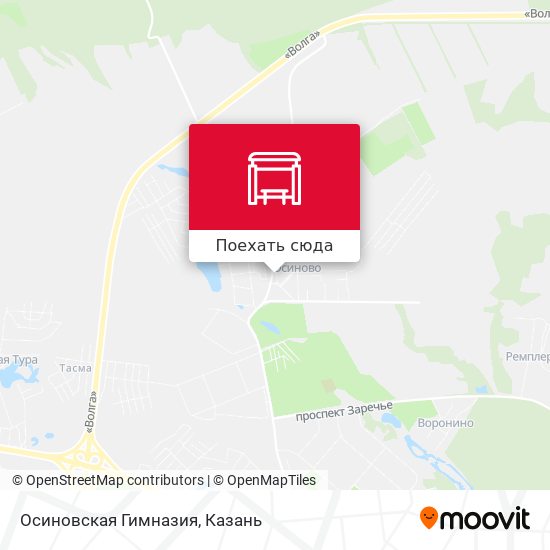 Карта Осиновская Гимназия