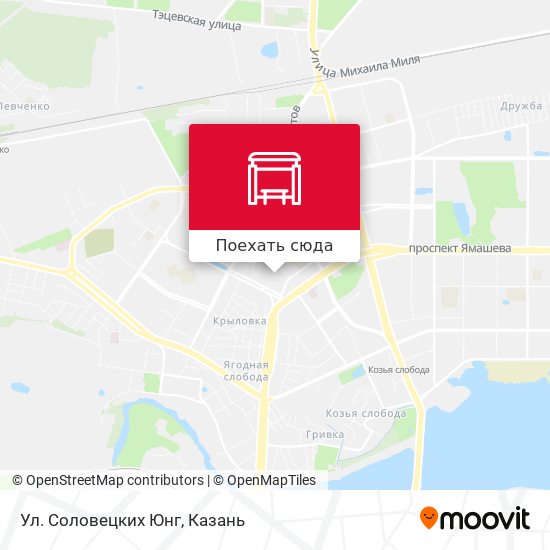 Карта Ул. Соловецких Юнг