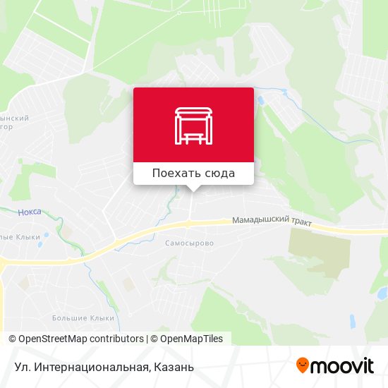 Карта Ул. Интернациональная