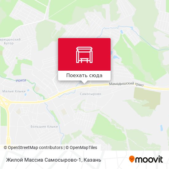 Карта Жилой Массив Самосырово-1