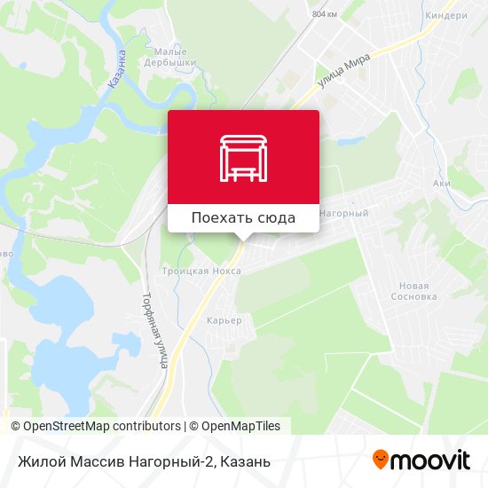 Карта Жилой Массив Нагорный-2
