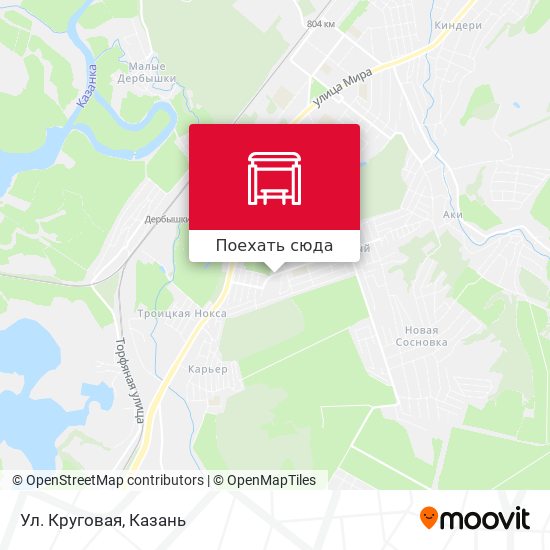 Карта Ул. Круговая