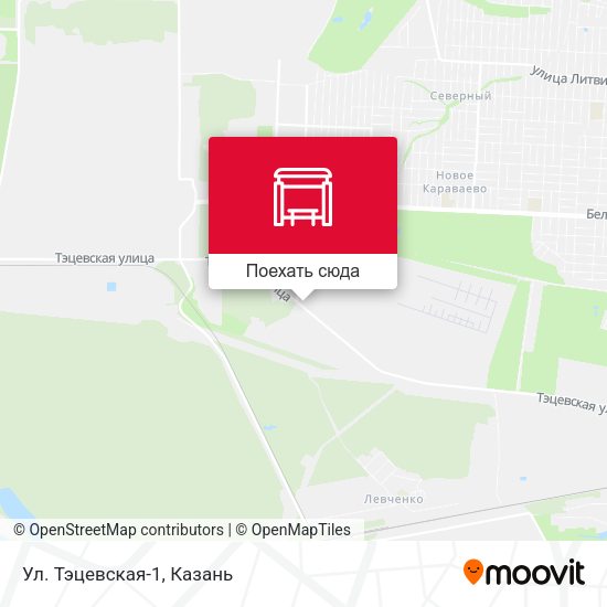 Карта Ул. Тэцевская-1