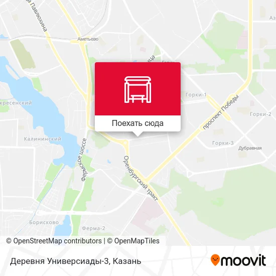 Карта Деревня Универсиады-3