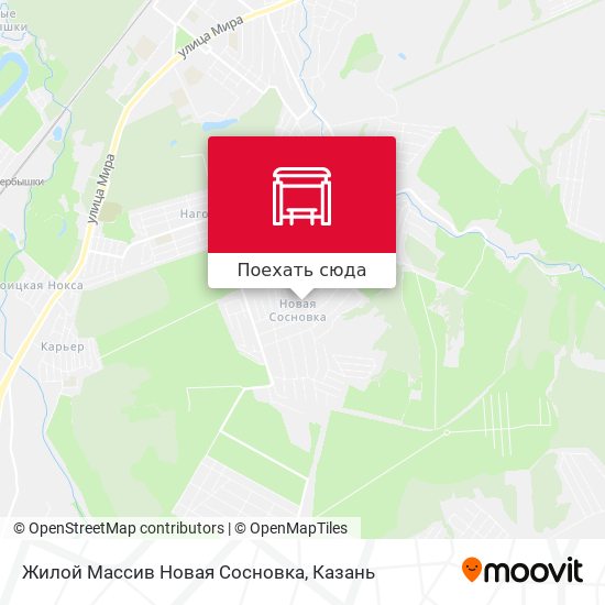 Карта Жилой Массив Новая Сосновка