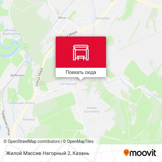 Карта Жилой Массив Нагорный 2
