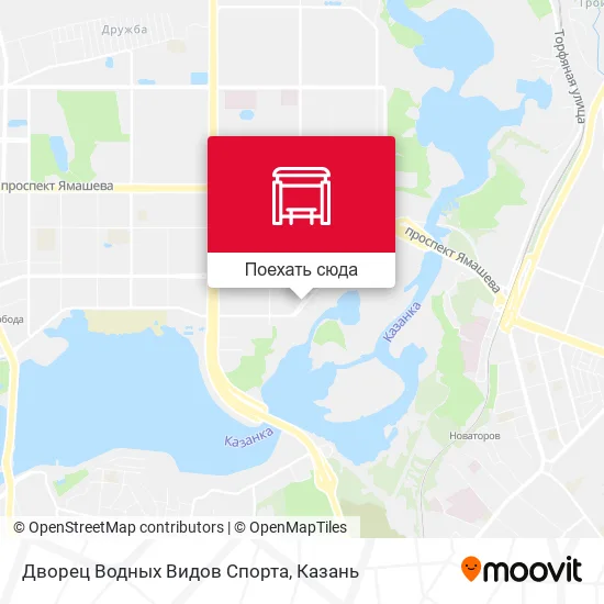 Карта Дворец Водных Видов Спорта