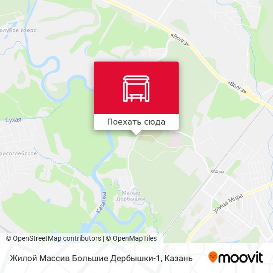 Карта Жилой Массив Большие Дербышки-1