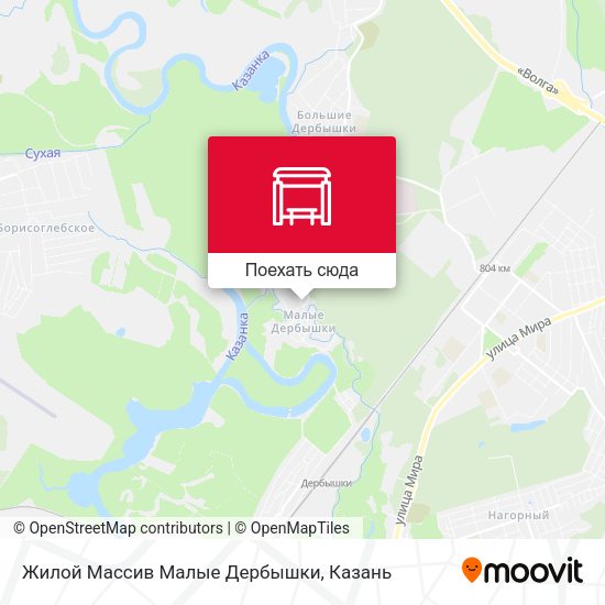 Карта Жилой Массив Малые Дербышки