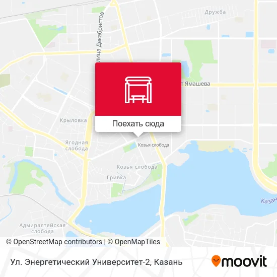 Карта Ул. Энергетический Университет-2