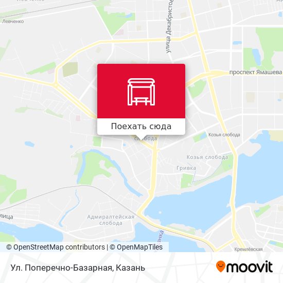 Карта Ул. Поперечно-Базарная