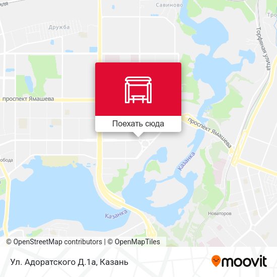 Карта Ул. Адоратского Д.1а