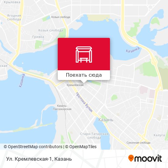 Карта Ул. Кремлевская-1
