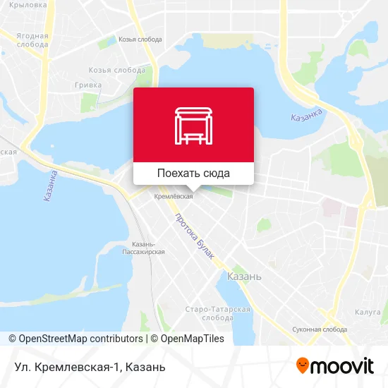 Карта Ул. Кремлевская-1