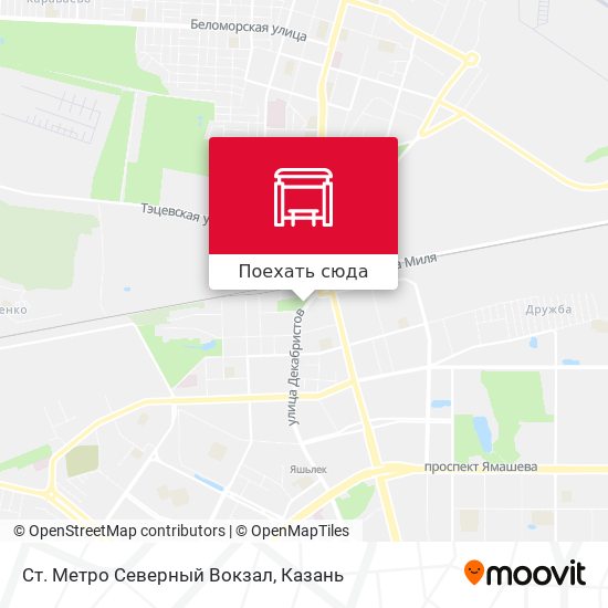 Карта Ст. Метро Северный Вокзал