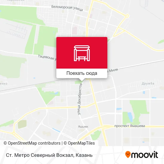 Карта Ст. Метро Северный Вокзал